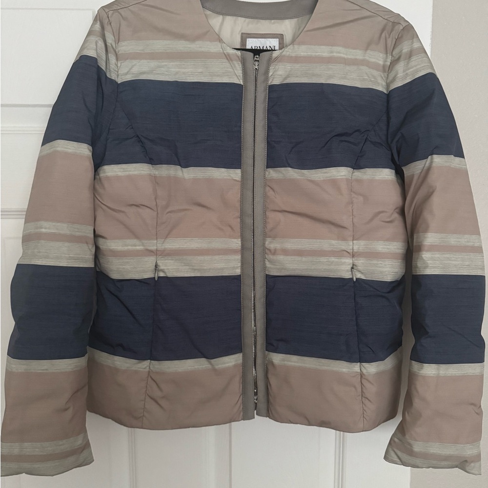 Striped Puffer Jacket